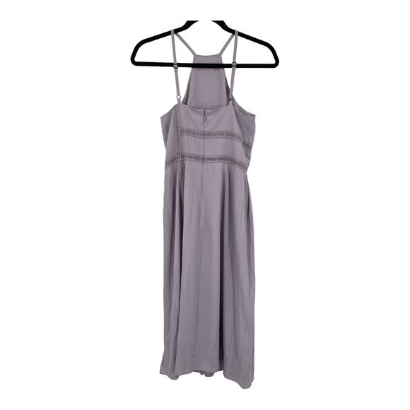 Ted Baker dress Camylie  Lace Inset Halter Neck midi light purple size 0 (US 2) - Picture 4 of 8